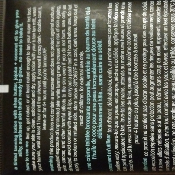 Sunless Tanning lotion - Picture 9 of 9